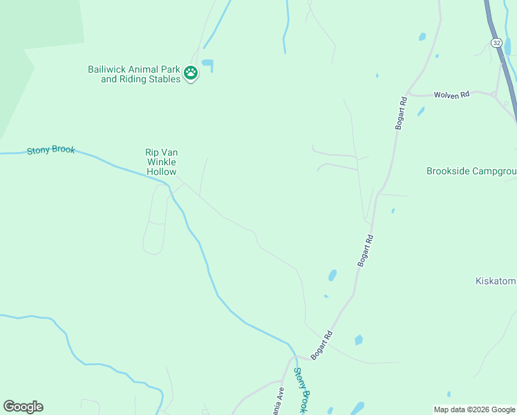 map of restaurants, bars, coffee shops, grocery stores, and more near 182 Mountain House Rd in Palenville