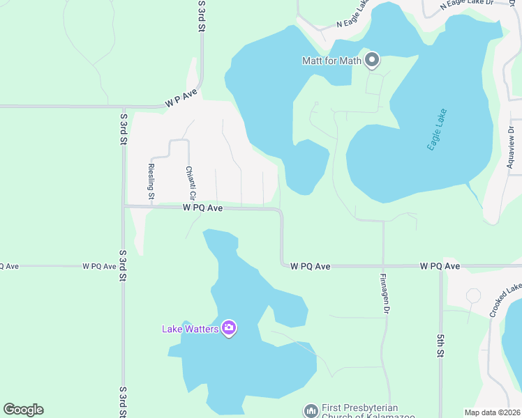 map of restaurants, bars, coffee shops, grocery stores, and more near 9111 West PQ Avenue in Mattawan