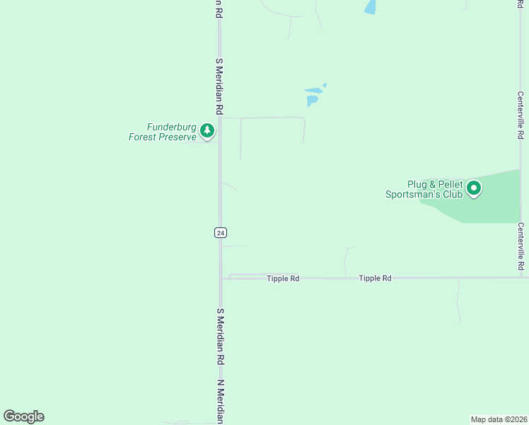 map of restaurants, bars, coffee shops, grocery stores, and more near 4820 South Meridian Road in Rockford