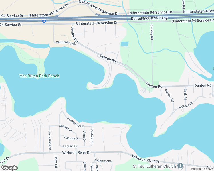 map of restaurants, bars, coffee shops, grocery stores, and more near 48475 Bayshore Drive in Belleville