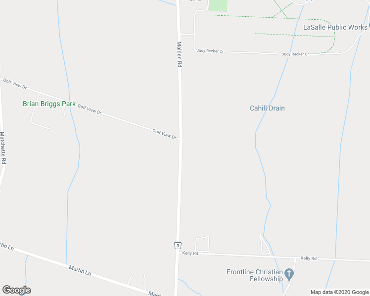 map of restaurants, bars, coffee shops, grocery stores, and more near 7650 Malden Road in Windsor