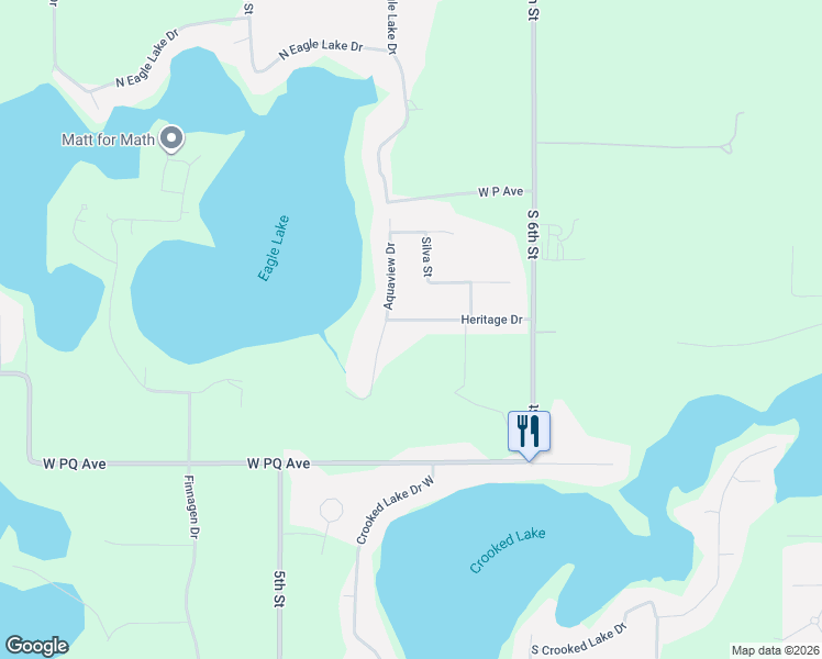 map of restaurants, bars, coffee shops, grocery stores, and more near 564 Aquaview Drive in Kalamazoo