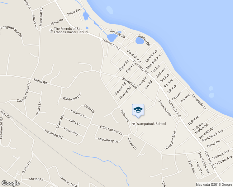 map of restaurants, bars, coffee shops, grocery stores, and more near 49 Garden Road in Scituate