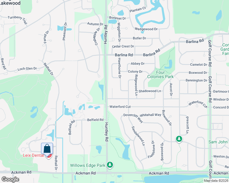 map of restaurants, bars, coffee shops, grocery stores, and more near 1019 Stonehedge Court in Crystal Lake