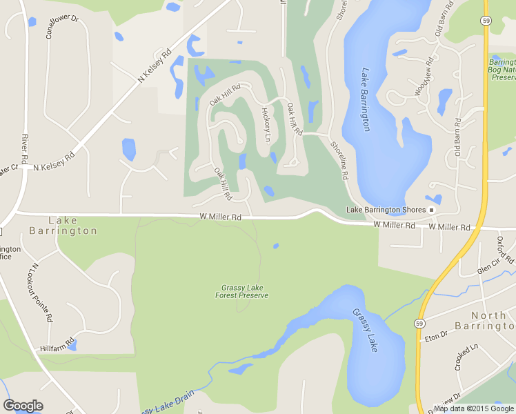 map of restaurants, bars, coffee shops, grocery stores, and more near 26782 W Miller Rd in Barrington