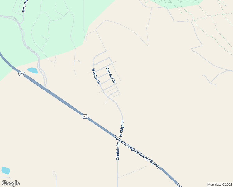 map of restaurants, bars, coffee shops, grocery stores, and more near 5122 Aster Lane in Klamath Falls