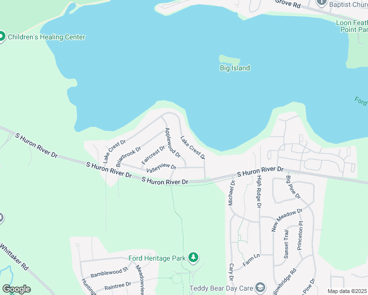 map of restaurants, bars, coffee shops, grocery stores, and more near 5223 Applewood Drive in Ypsilanti
