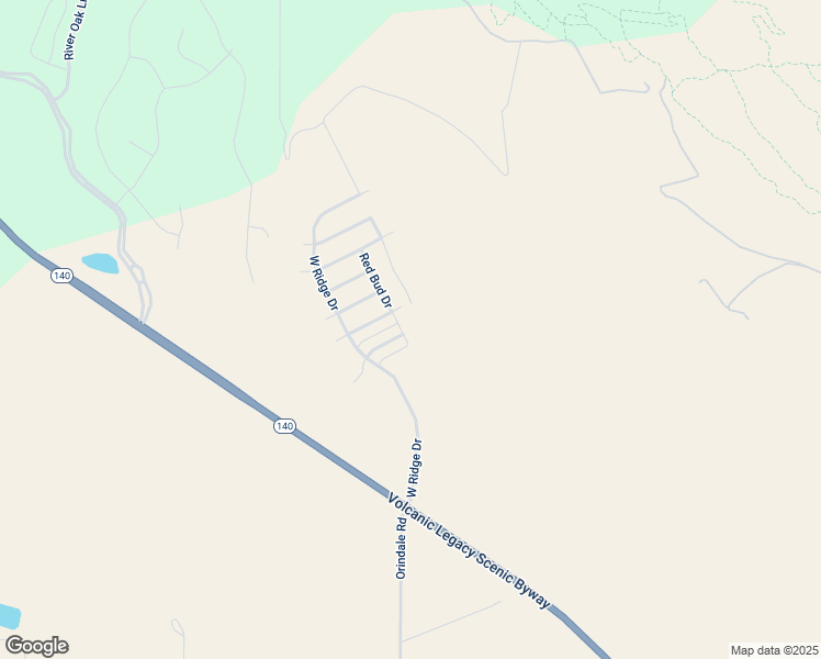 map of restaurants, bars, coffee shops, grocery stores, and more near 5122 Aster Lane in Klamath Falls