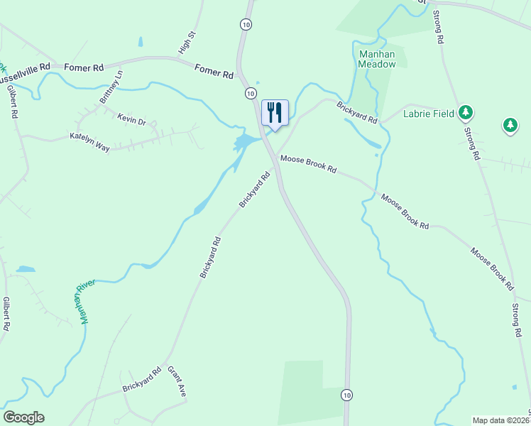 map of restaurants, bars, coffee shops, grocery stores, and more near 298 College Highway in Southampton
