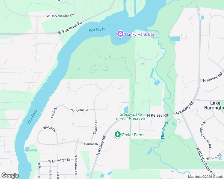 map of restaurants, bars, coffee shops, grocery stores, and more near 28120 Buoy Court in Lake Barrington