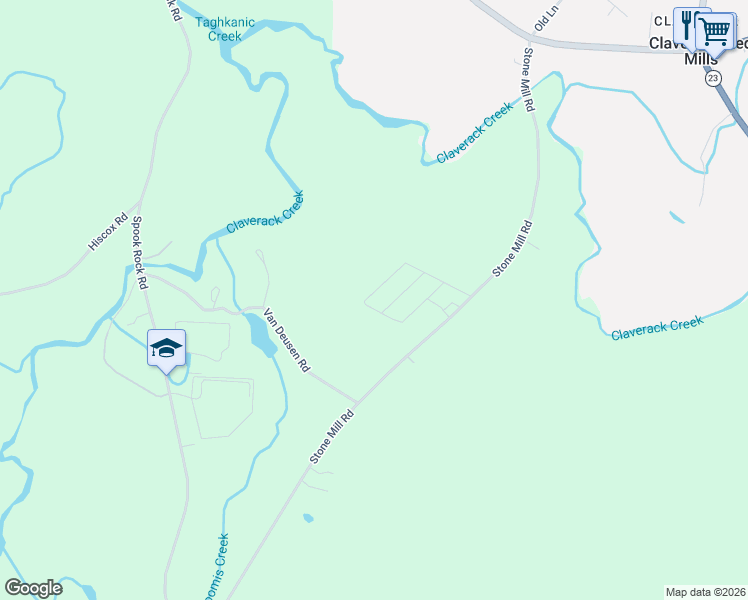 map of restaurants, bars, coffee shops, grocery stores, and more near 38 Palatine Drive in Hudson