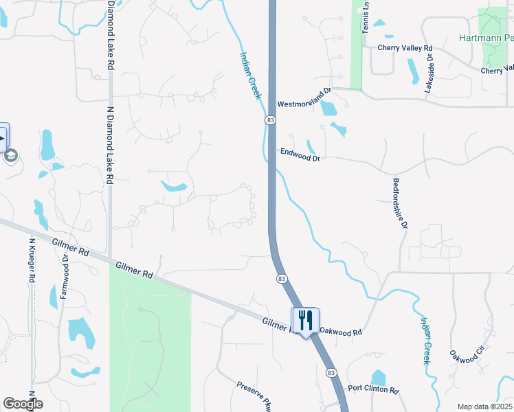 map of restaurants, bars, coffee shops, grocery stores, and more near 6248 Pine Tree Drive in Long Grove
