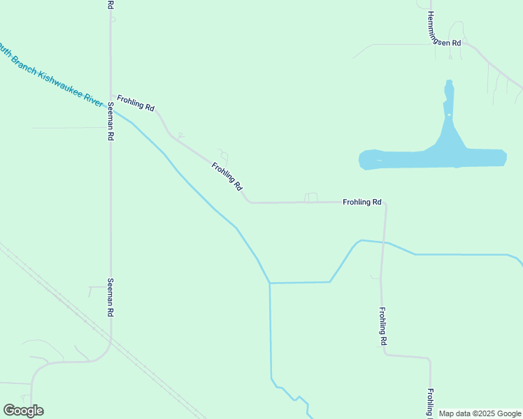 map of restaurants, bars, coffee shops, grocery stores, and more near 14605 Frohling Road in Huntley