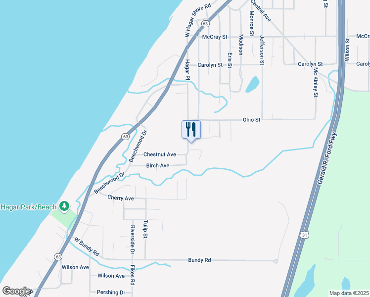 map of restaurants, bars, coffee shops, grocery stores, and more near 3288 Chestnut Avenue in Coloma