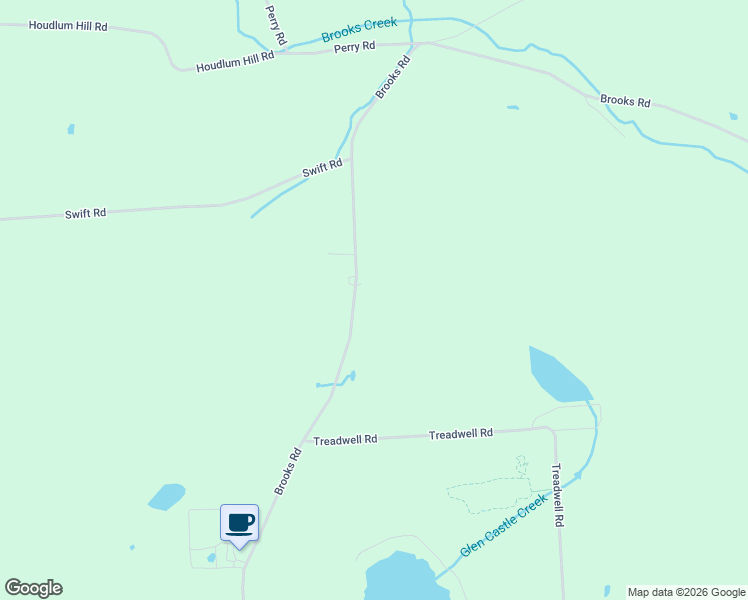 map of restaurants, bars, coffee shops, grocery stores, and more near 266 Brooks Road in Castle Creek