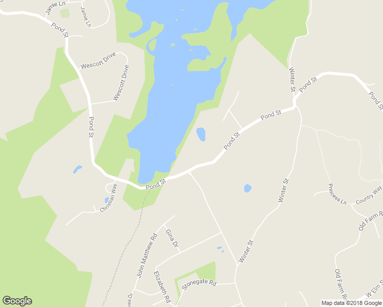 map of restaurants, bars, coffee shops, grocery stores, and more near 156 Pond Street in Hopkinton