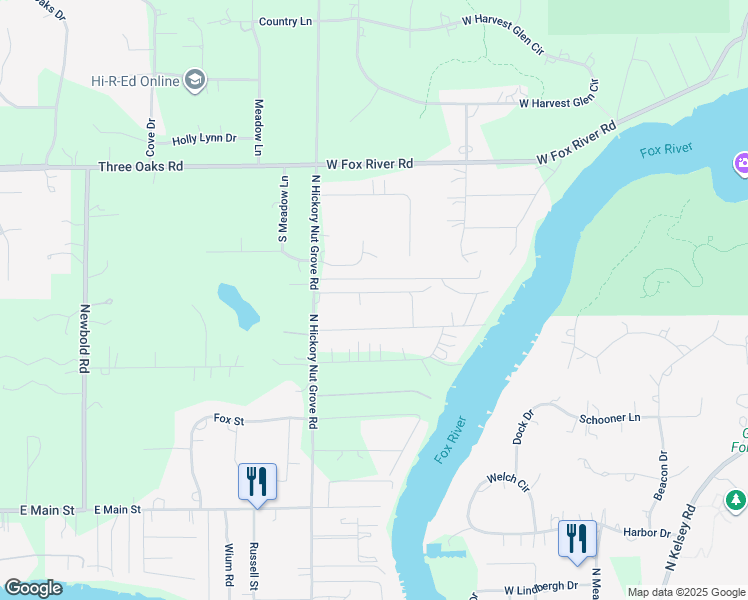 map of restaurants, bars, coffee shops, grocery stores, and more near 28820 West Pittner Avenue in Cary