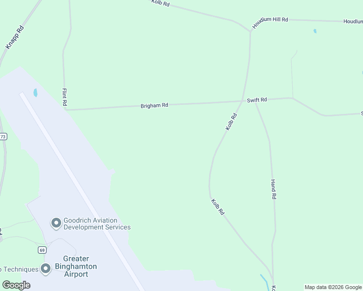 map of restaurants, bars, coffee shops, grocery stores, and more near 249 Kolb Road in Binghamton