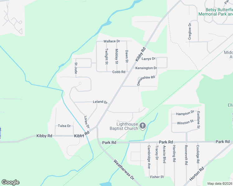 map of restaurants, bars, coffee shops, grocery stores, and more near 2715 Kibby Road in Jackson