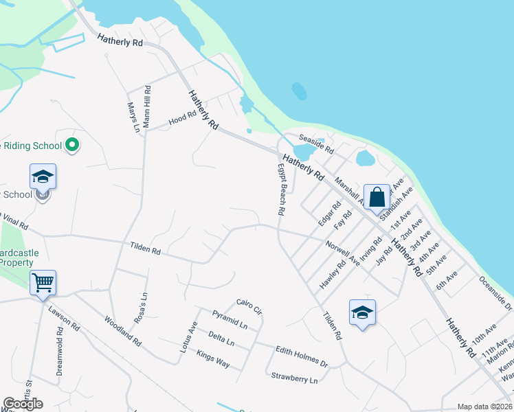 map of restaurants, bars, coffee shops, grocery stores, and more near 6 Elaine Court in Scituate
