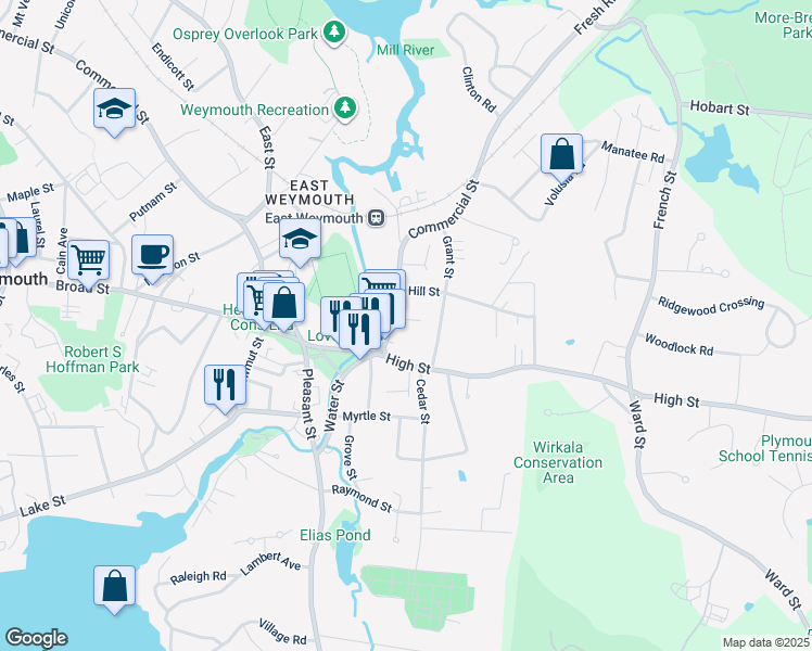 1529 Commercial Street, Weymouth Town MA Walk Score