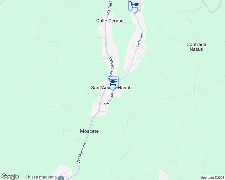 map of restaurants, bars, coffee shops, grocery stores, and more near 105 Contrada Nasuti in Sant'Amato-nasuti