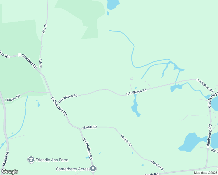 map of restaurants, bars, coffee shops, grocery stores, and more near 25 G H Wilson Road in Spencer