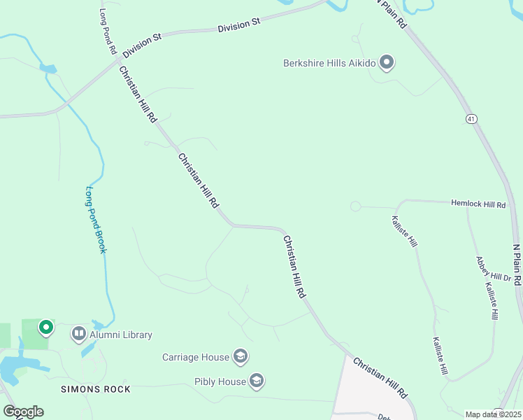map of restaurants, bars, coffee shops, grocery stores, and more near 138 Christian Hill Road in Great Barrington