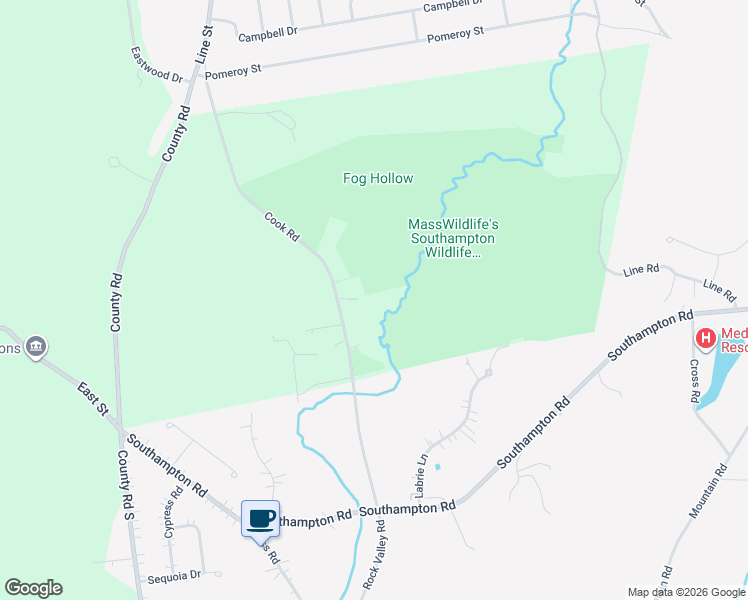 map of restaurants, bars, coffee shops, grocery stores, and more near 35 Cook Road in Southampton