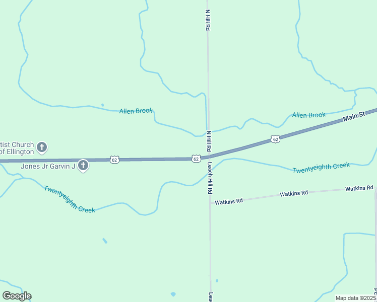 map of restaurants, bars, coffee shops, grocery stores, and more near 336 U.S. 62 in Conewango Valley