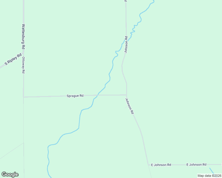 map of restaurants, bars, coffee shops, grocery stores, and more near 9492 Sprague Road in Ripley