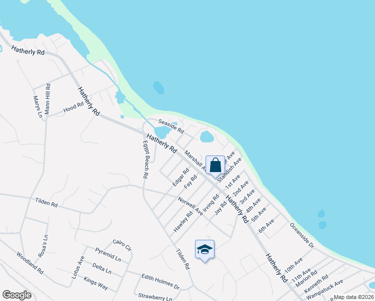 map of restaurants, bars, coffee shops, grocery stores, and more near 40 Marshall Avenue in Scituate