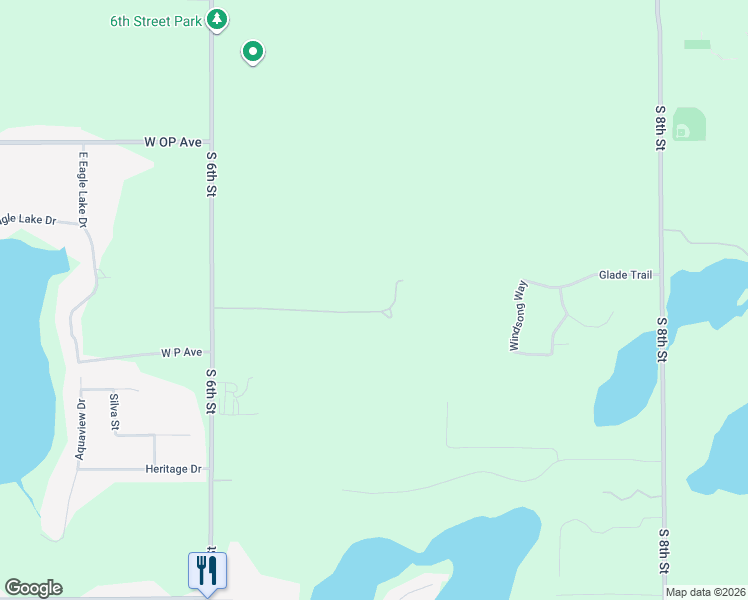map of restaurants, bars, coffee shops, grocery stores, and more near 6835 South 6th Street in Kalamazoo