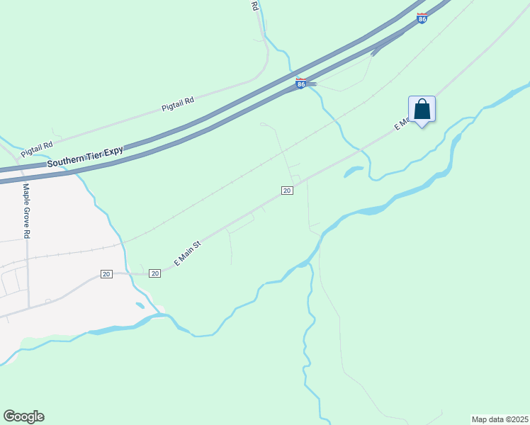 map of restaurants, bars, coffee shops, grocery stores, and more near 6531 County Road 20 in Friendship