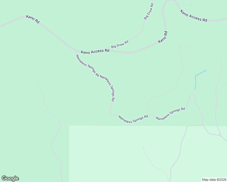 map of restaurants, bars, coffee shops, grocery stores, and more near Nameless Springs Road in Ashland