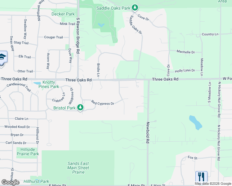 map of restaurants, bars, coffee shops, grocery stores, and more near 950 Lyons Ridge Drive in Cary