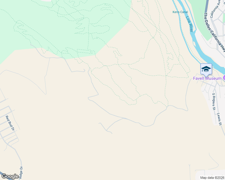 map of restaurants, bars, coffee shops, grocery stores, and more near Ridge Trail in Klamath Falls
