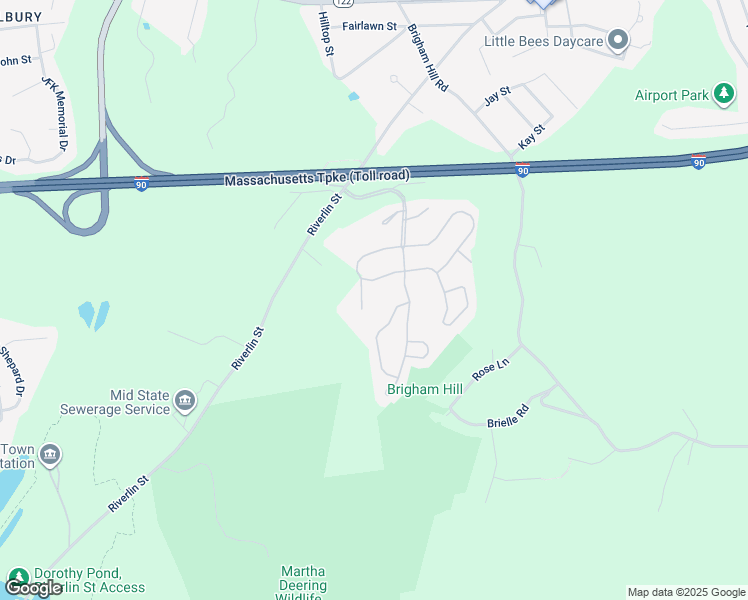 map of restaurants, bars, coffee shops, grocery stores, and more near 11 Ann Drive in Grafton
