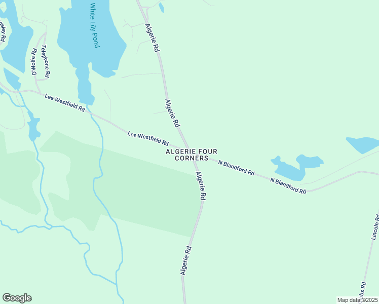 map of restaurants, bars, coffee shops, grocery stores, and more near 1359 Algerie Rd in East Otis