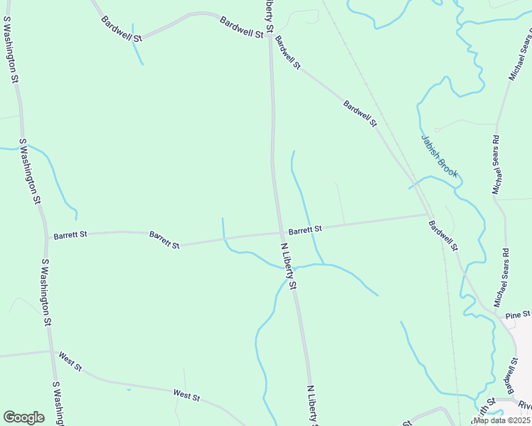 map of restaurants, bars, coffee shops, grocery stores, and more near 430 North Liberty Street in Belchertown
