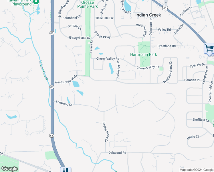 map of restaurants, bars, coffee shops, grocery stores, and more near 855 Westmoreland Drive in Vernon Hills