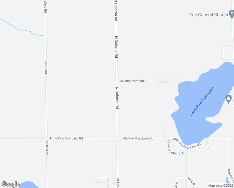map of restaurants, bars, coffee shops, grocery stores, and more near 5700 North Coloma Road in Coloma