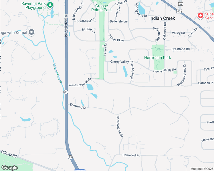 map of restaurants, bars, coffee shops, grocery stores, and more near 815 Westmoreland Drive in Vernon Hills