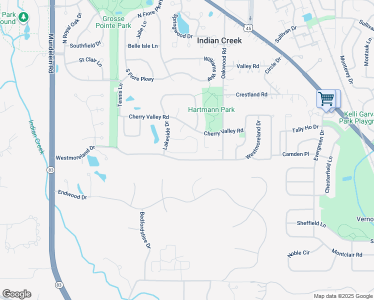 map of restaurants, bars, coffee shops, grocery stores, and more near 725 Court of Spruce in Vernon Hills