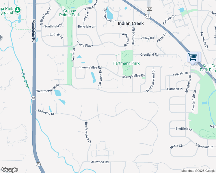 map of restaurants, bars, coffee shops, grocery stores, and more near 725 Court of Spruce in Vernon Hills