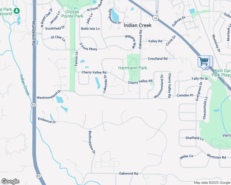 map of restaurants, bars, coffee shops, grocery stores, and more near 740 Court of Birch in Vernon Hills