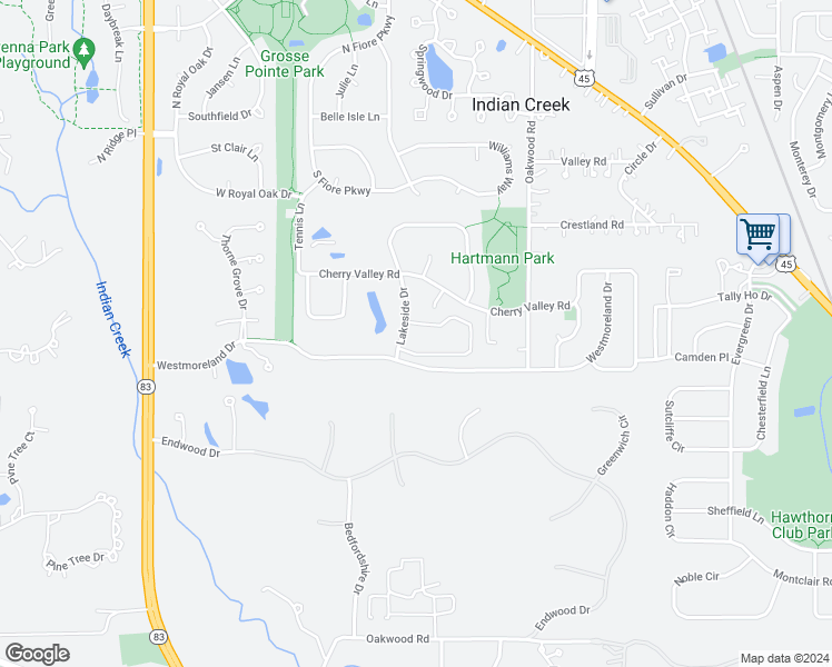 map of restaurants, bars, coffee shops, grocery stores, and more near 785 Court of Spruce in Vernon Hills