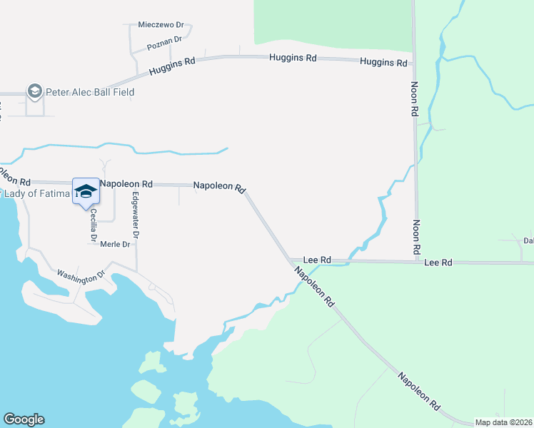 map of restaurants, bars, coffee shops, grocery stores, and more near 1220 Napoleon Road in Jackson