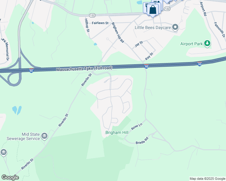 map of restaurants, bars, coffee shops, grocery stores, and more near 5 Samuel Drive in Grafton