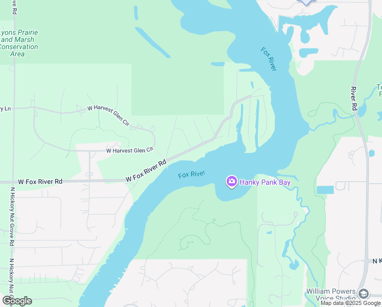 map of restaurants, bars, coffee shops, grocery stores, and more near 28243 West Fox River Road in Cary